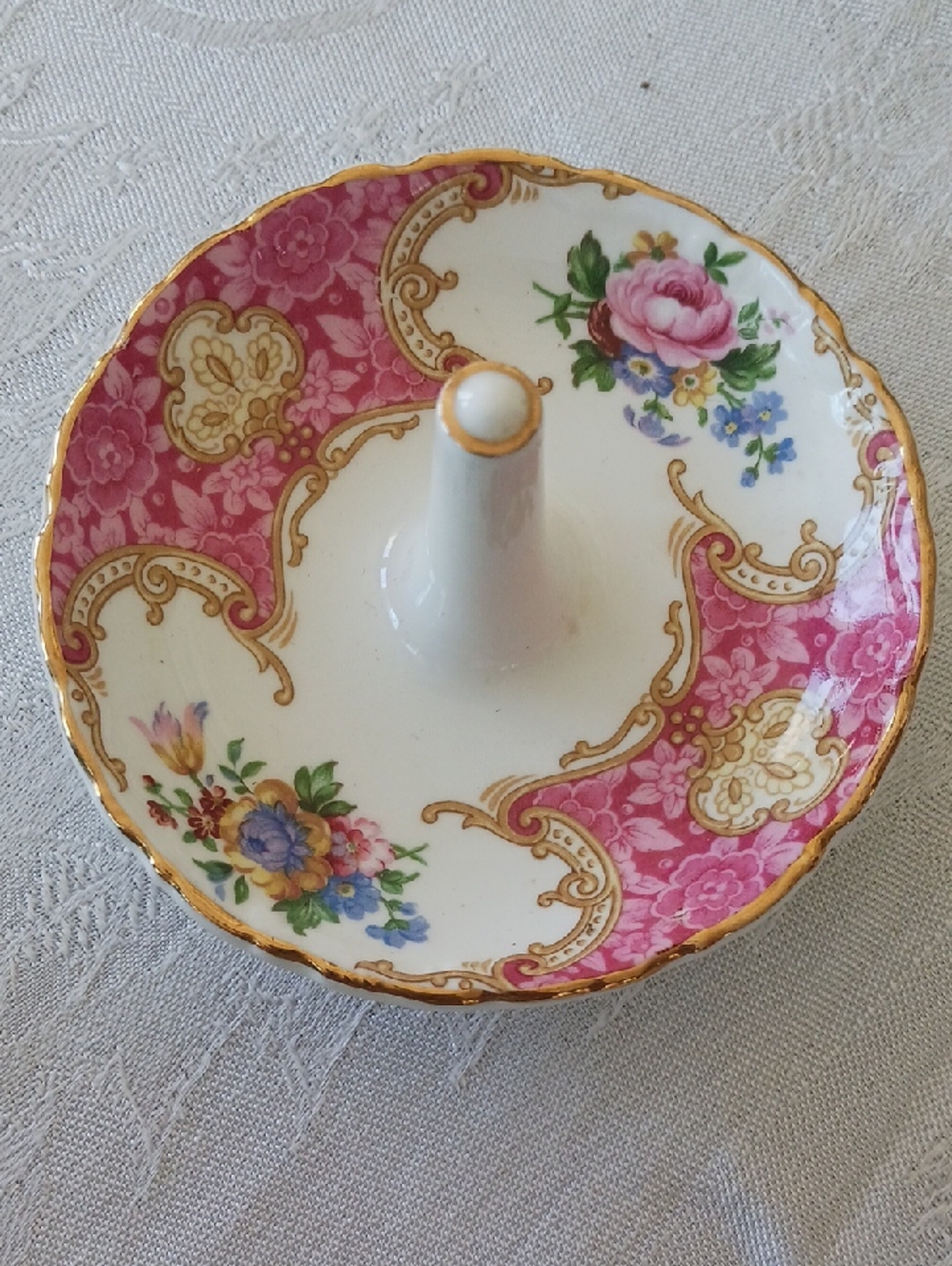 1944 Royal Albert Bone China England Lady Carlyle Ring Holder
